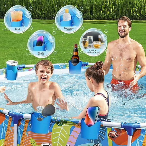 Poolside kopholdere Ophæng Container 2STK 2STK 2pcs