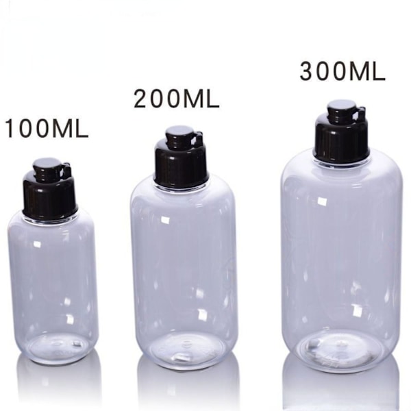 5 Stk Kosmetisk Emballage Flasker Krydderiæske TRANSPARENT 100ML Transparent 100ML