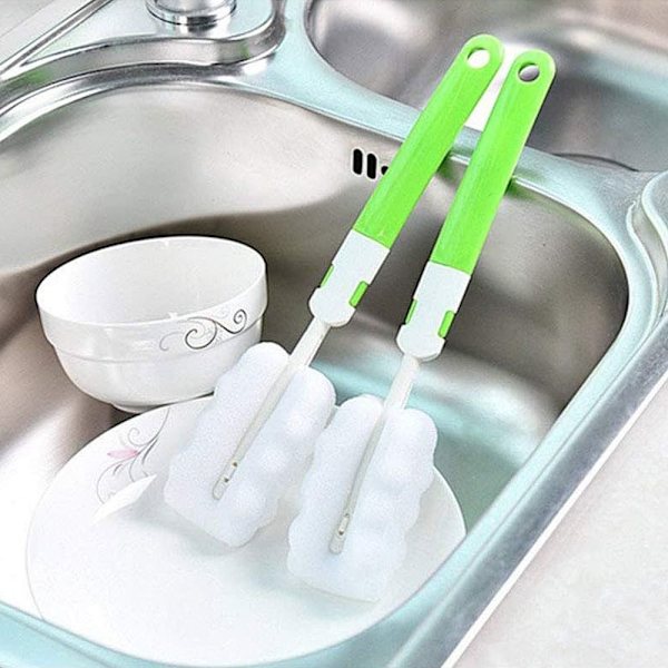 4st Svampflaska Borste Set Rengöringsborstar 4Pcs
