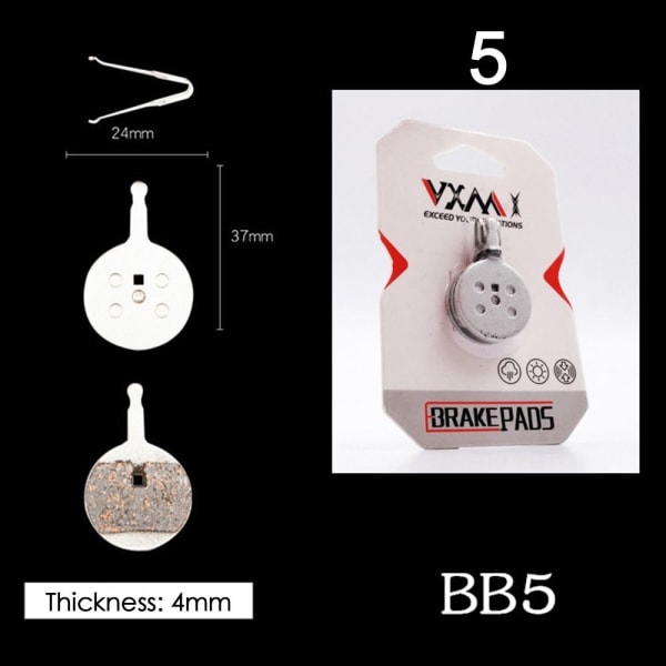 1 par cykelbremseklodser MTB cykelskive 5 5 5