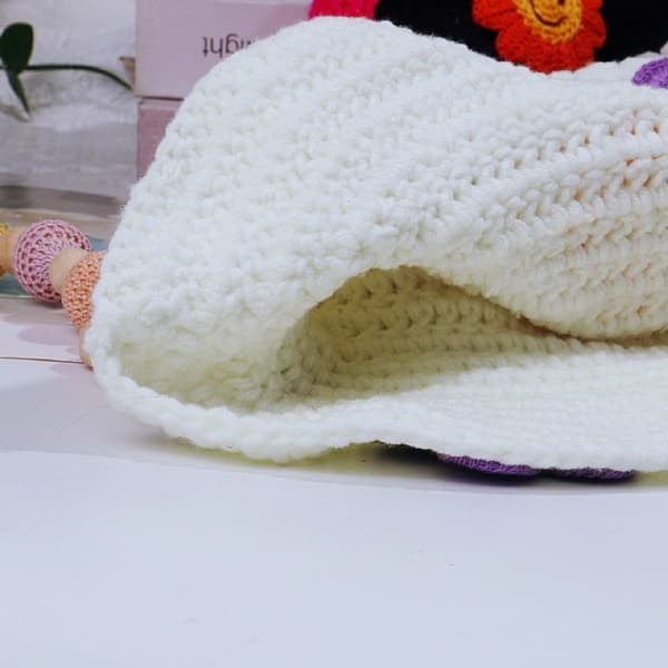 Fiskerhat Bred Skygge HVID White