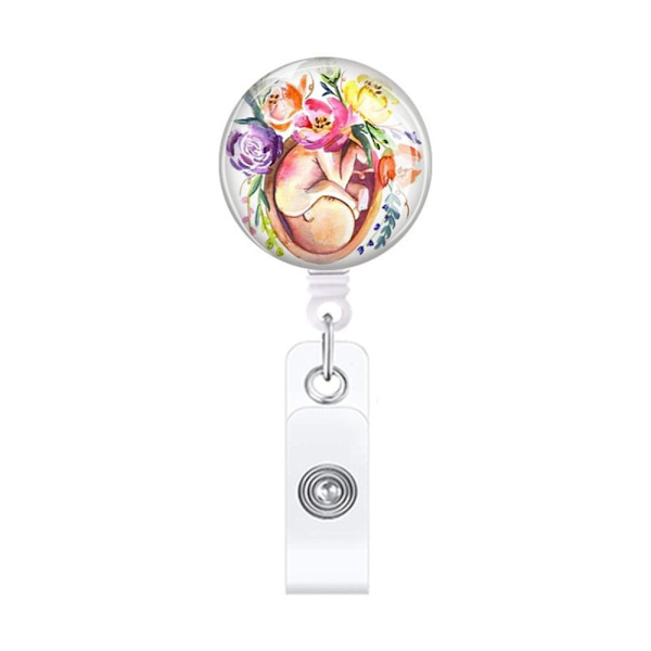 Badge Reel Infällbar Heavy Duty