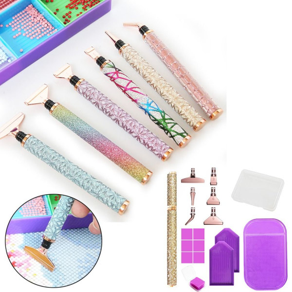 Glitter Diamond Painting Pen Point Drill Penner STYLEF STYLEF StyleF