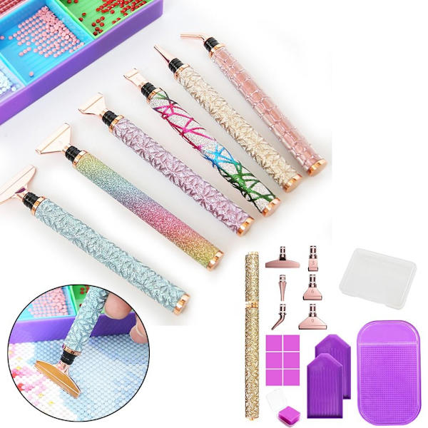 Glitter Diamond painting Penna Point Drill Pennor STYLEC STYLEC StyleC
