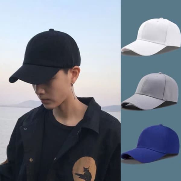 Baseballkasket Visired Cap GRÅ Gray