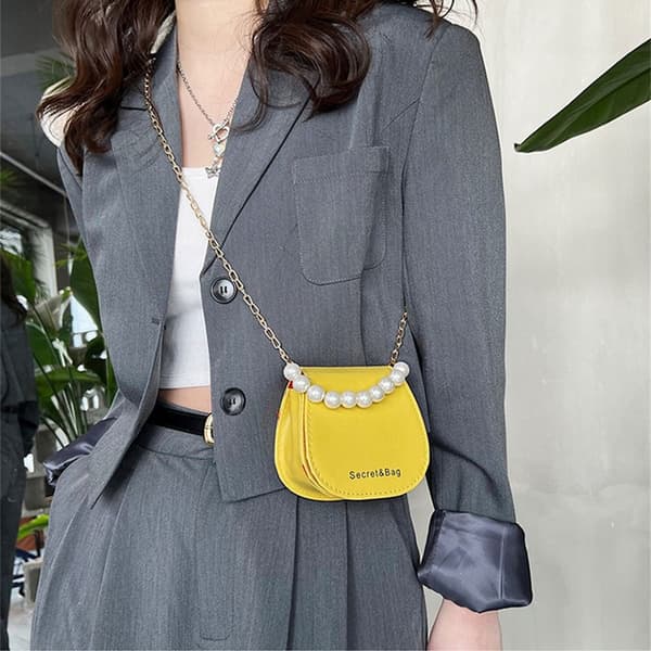 Axelväskor Mini Crossbody Väska VIT white