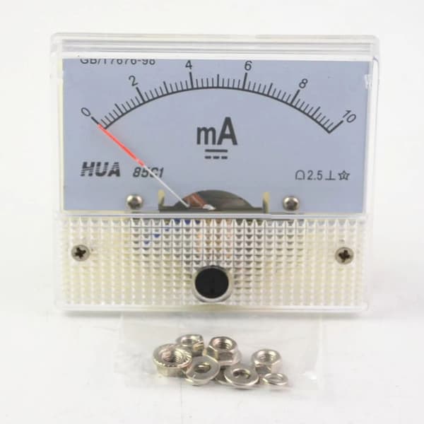 DC Amp Meters Analog Meter 0-3MA 0-3mA