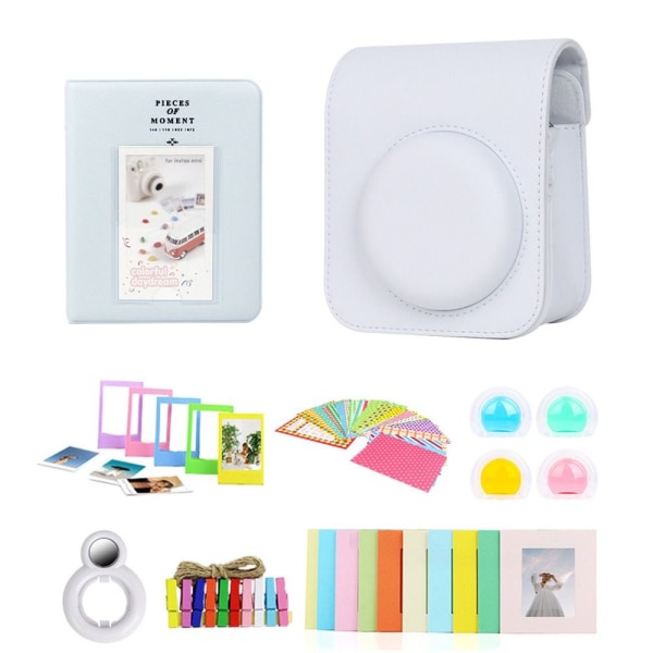 PU taske Instant Camera HVID White