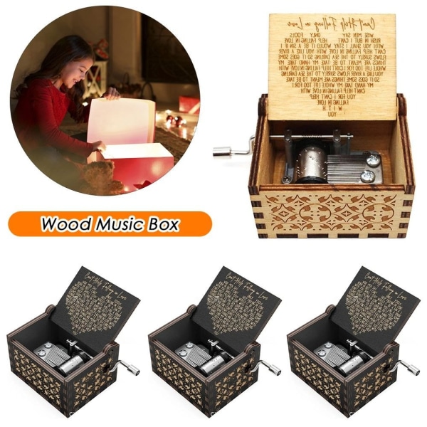 Wood Music Box Musical Boxes Case 2 2 2