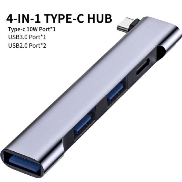 4 IN 1 USB-C HUB Universal USB 3.0 -telakointiasema