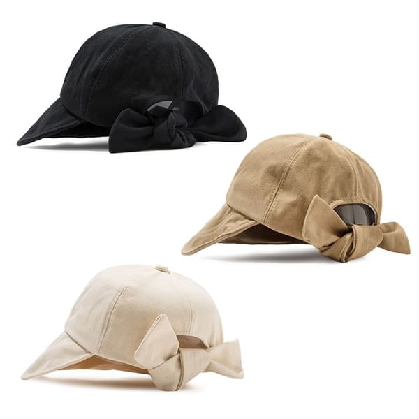 Bows Bucket Hat Solskærmshatte SORT Black
