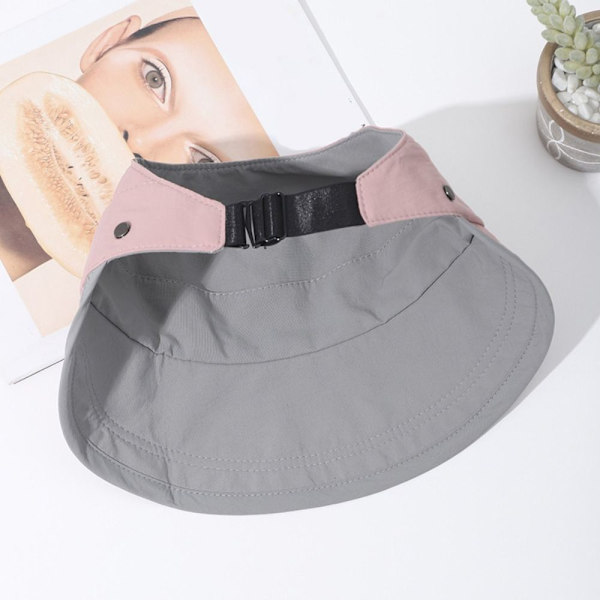 Sunblock Hat No Top Sun Hat SORT black