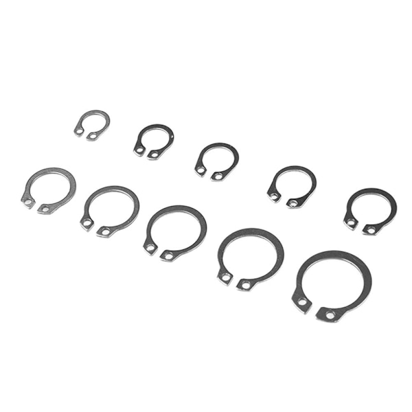100 ST Circlip Set E-typ Cir Clip Lock Snap Ring 100pcs