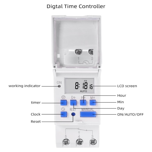 Timer Switch Power Timer Time Switch Relä