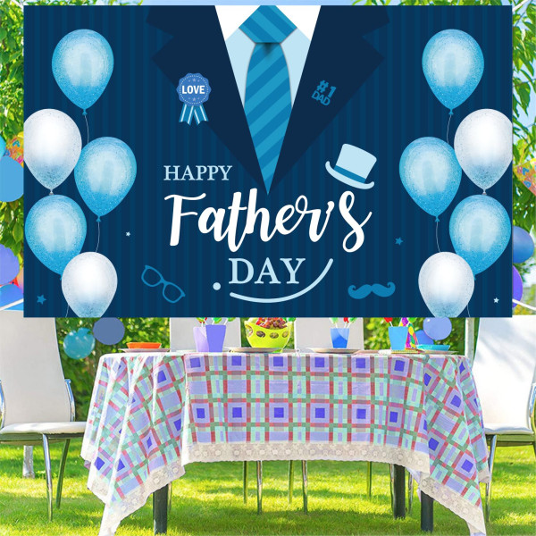 Glad fars dag temaparty bakgrundsbanner