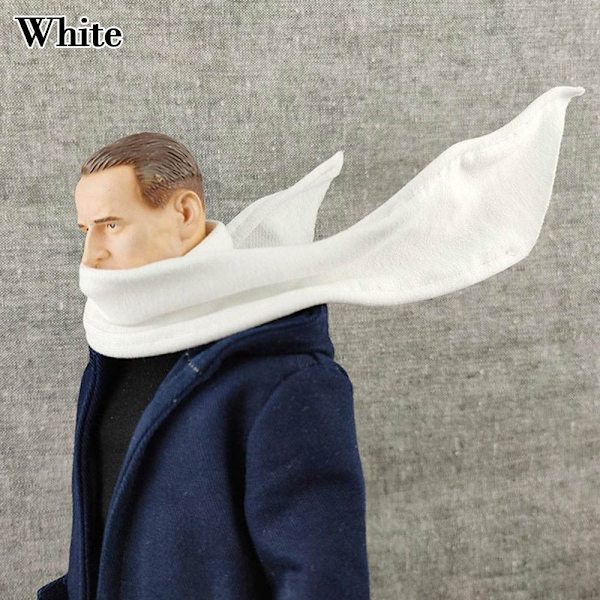 Mannlig soldat Skjerf Halsskjerf HVIT White