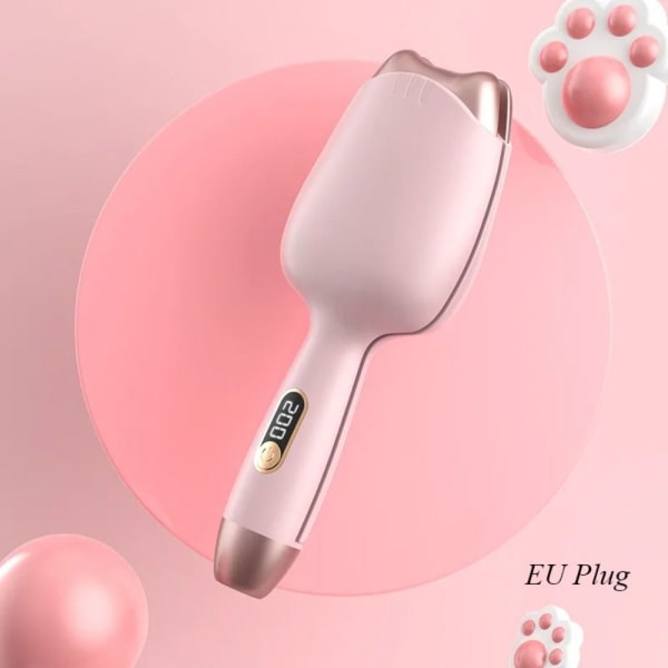 Munarulla Hiukset Heiluttavat Iron Hiuskihartaja PINK EU PLUG EU PLUG pink EU Plug-EU Plug