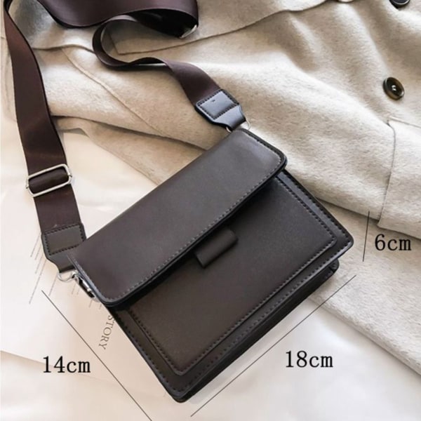Crossbody Tasker Skuldertasker BRUN Brown