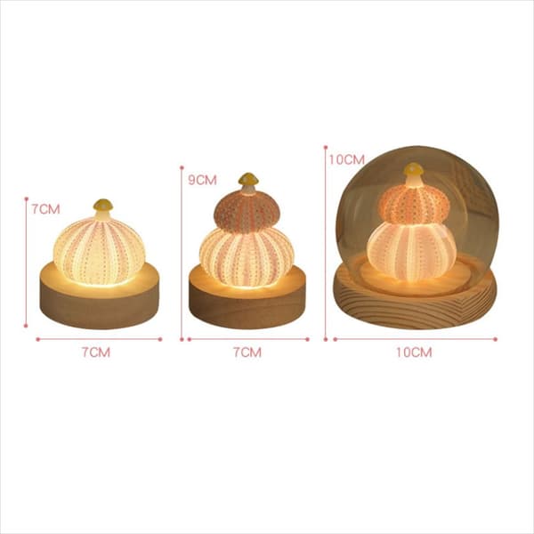 Shell Mushroom Night Light LED Bordlys DIY MATERIAL-C DIY DIY Material-C