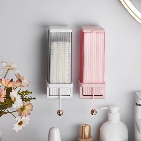 Makeup Bomull Oppbevaringsboks Bomull Pad Dispenser LYS BLÅ light blue