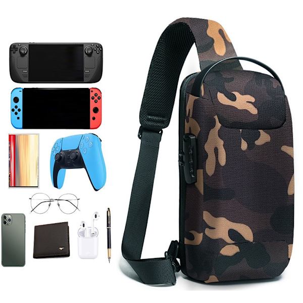 Förvaringsväska Game Conslole Case KAMOUFLAGE Camouflage