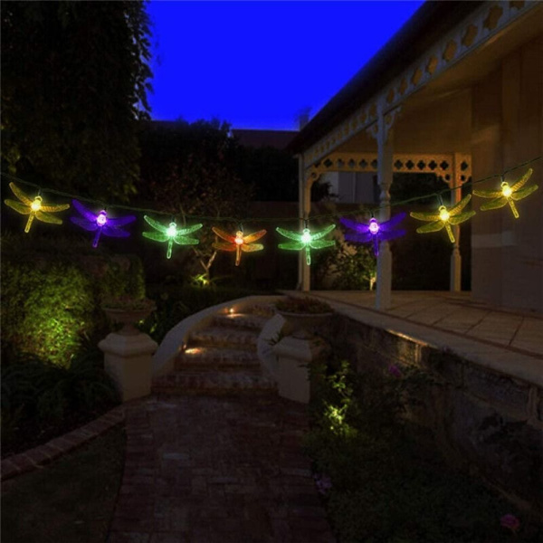 Dragonfly String Lights Fairy Light MULTICOLOR MULTICOLOR Multicolor