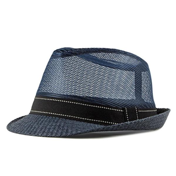 Uthulet Cap Mesh Hats MARINE BLÅ Navy Blue