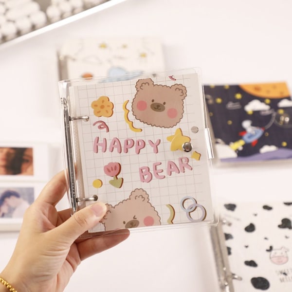 Irtolehtinen valokuva-albumi Kuvakokoelma Kirja HAPPY BEAR-01 Happy Bear-01