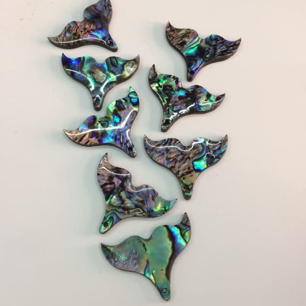 10 kpl Värikkäitä helmiä Natural Beads Abalone Shell Beads