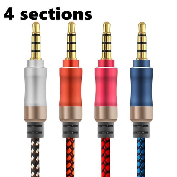 2 st Ljudkabel Double Ended Recording Line ORANGE 3 SEKTIONER Orange 3 sections-3 sections