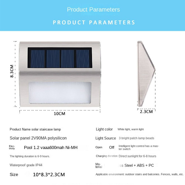 Solar Light Udendørs VARMT LYS VARMT LYS warm light