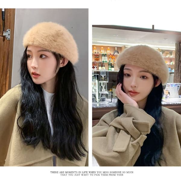 Ull Berets Filthatt HVIT White