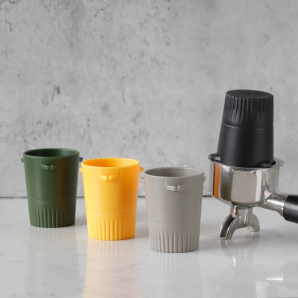 Portafilter Dosering Kop Kaffe Pulver Feeder Dosering Pulver Kop Black
