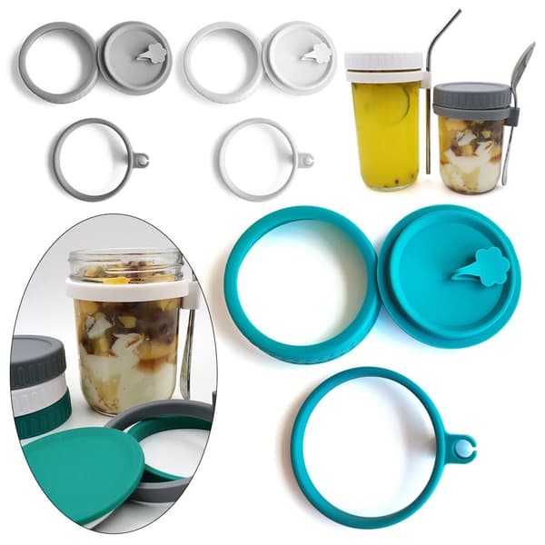 86mm Mason Jar Lock Pip Lock GRÅ grey