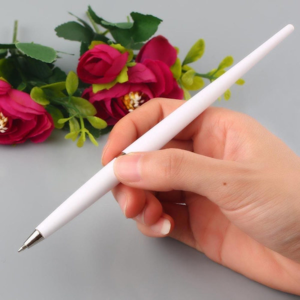 Bröllop Fancy Pen Runda Pen Hållare Signering Penna