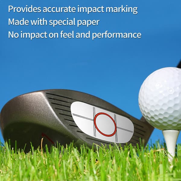 10 kpl Golf Driver Impact Tape Golfmailatarrat PUNAINEN Red