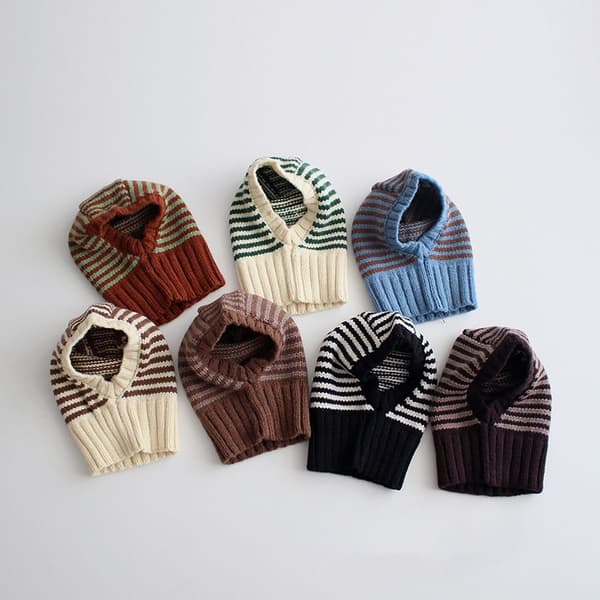 Barn Beanies Caps Øreklokke Vindtette Caps SORT BLACK