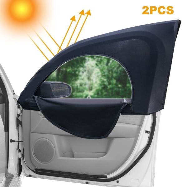 2 KPL Auton ikkunaverho Verho Sivuikkuna 2 KPL ETU 2 KPL ETU 2Pcs Front