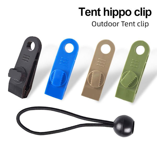 2st/2 set Tarp Clips Vindtät Clip Hook 7 7 7