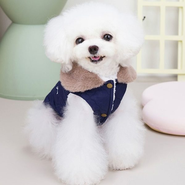 Dog Warm Fleece Polstret Puppy Hundejakke Vest GRØN L Green L