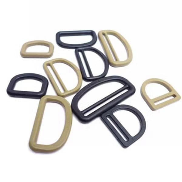 4 stk Beltekroker Webbing Spenner GRÅ 5.0CMSTYLE 2 STIL 2 Grey 5.0cmStyle 2-Style 2