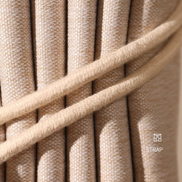 Gardinremmar i bomullsrep Elegant design