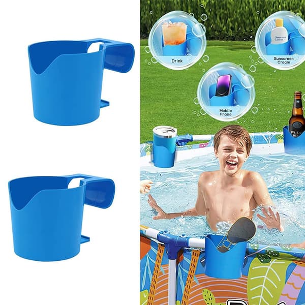 Poolside kopholdere Ophæng Container 2STK 2STK 2pcs