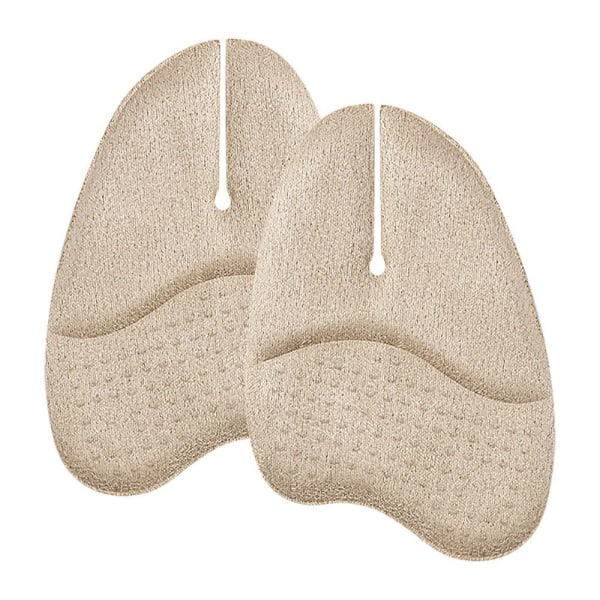 2 par Gel Metatarsal Pads Forfotspute TRANSPARENT transparent