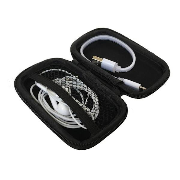 Digital Organizer Headset Case Box PUNAINEN Red