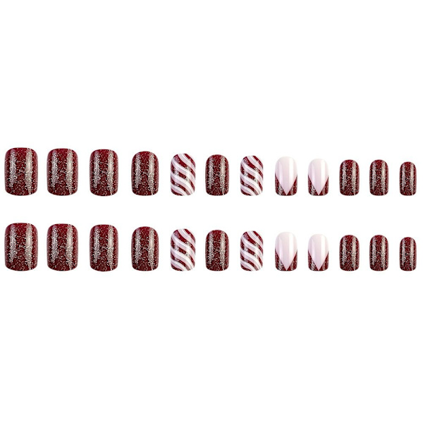 Jul franske falske negle False Nail 2 2 2