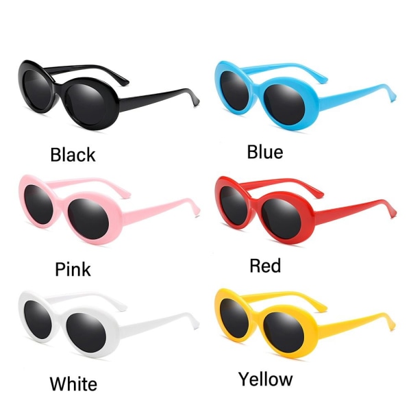 Ovale solbriller for kvinner Solbriller SVART Black