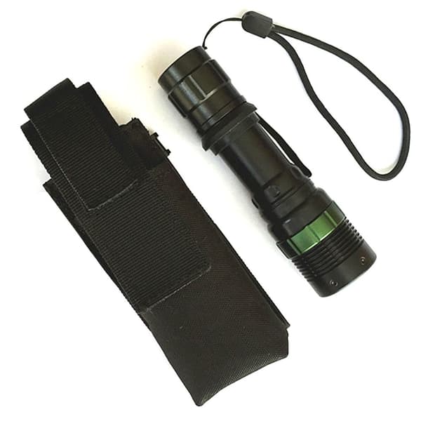 Tactical Molle -pidike, taskulamppu, nylonpussi 8 8 8