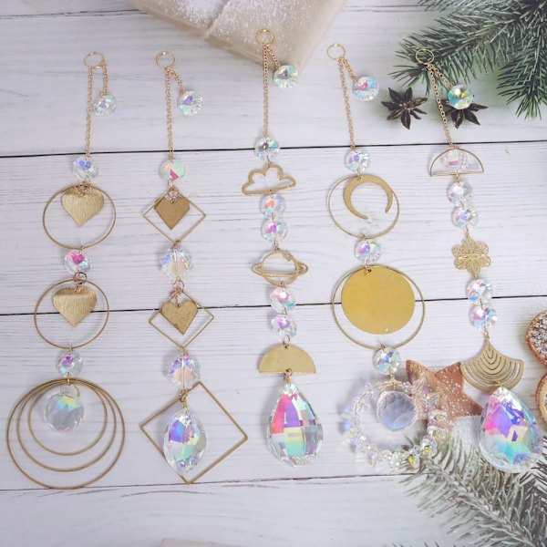 Sun Catcher Rainbow Prisms -riipus 2 2 2