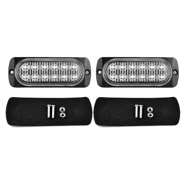 2 STK LED-sidemarkeringsindikatorlys Varsel baklys BLÅTT Blue